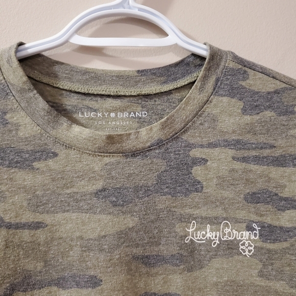 Lucky Brand - Logo Camo Tee - Size M - Picture 5 of 9